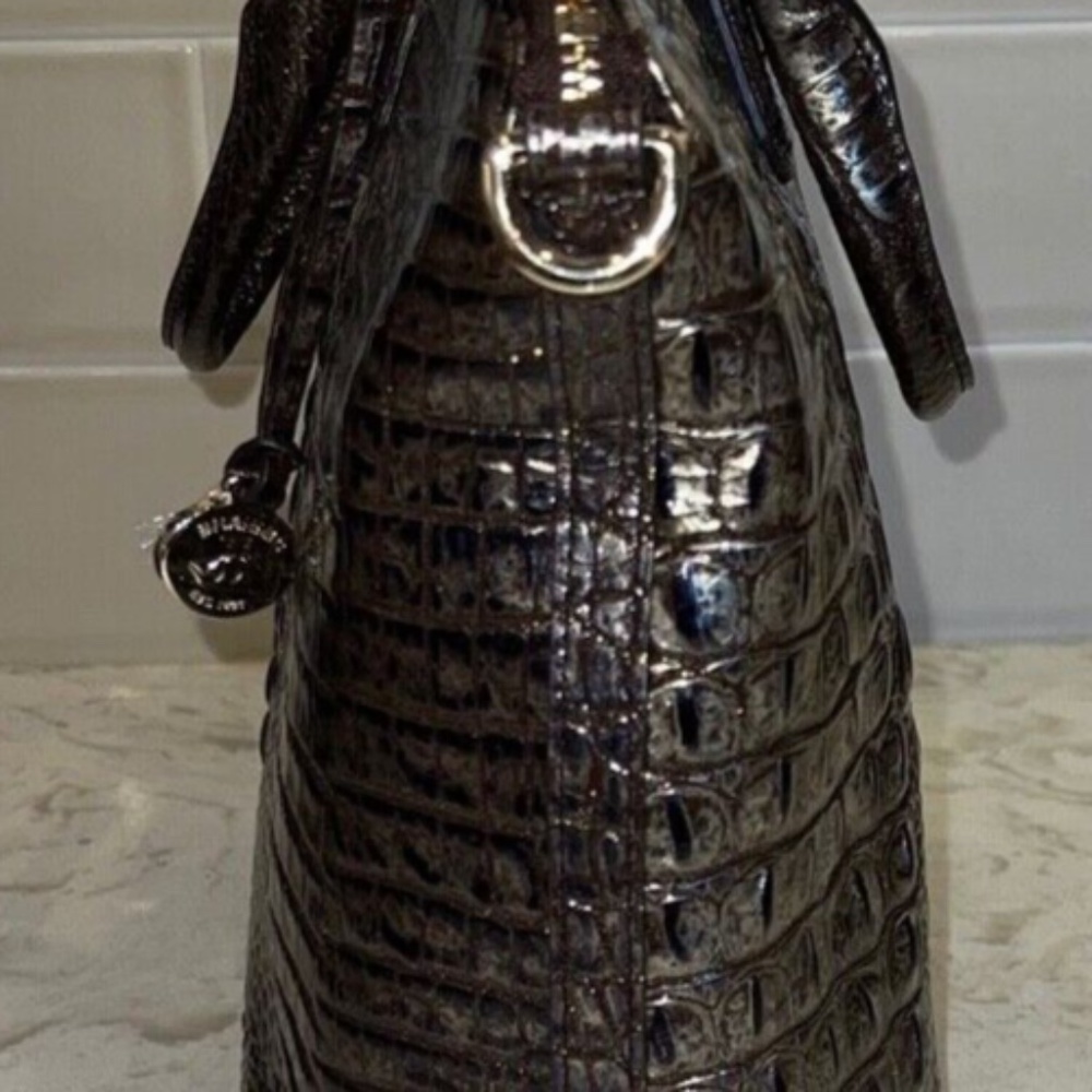Brahmin Large Duxbury Umbra Melbourne Leather Bag NEW! RARE RETIRED PRICE FIRM - Picture 5 of 12